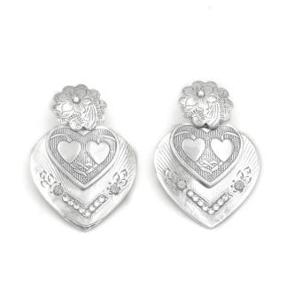 Boucles d'Oreilles Love Argent - Bijoux L'Inédit