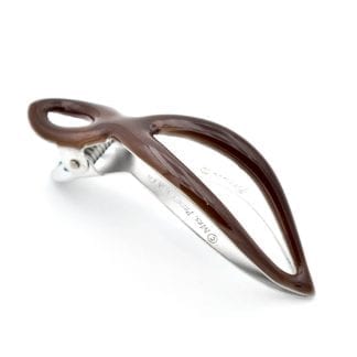 Ficcare Hair Clip Power Brown Silver Small - Bijoux L'Inedit