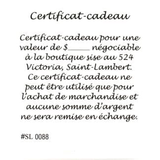 Bijoux L'Inedit Gift Certificate - Bijoux L'Inedit