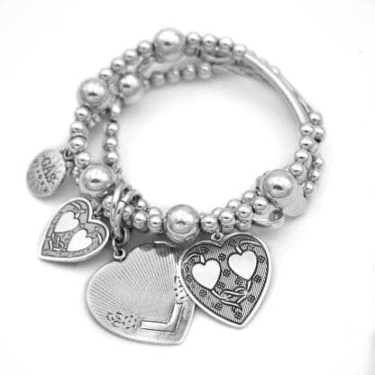 Gas Bijoux Bracelet Merlin Love Silver - Bijoux L'inedit