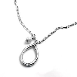 Uno de 50 Necklace Cadena 8 y O y Charm Luna  - Bijoux L'inedit