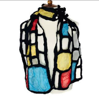 Foulard Inspiration Mondrian - Bijoux L'Inédit