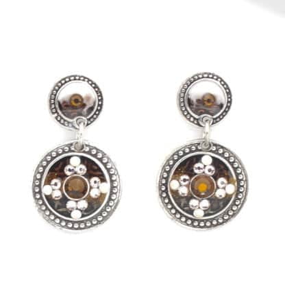 Gas Bijoux Earrings Sequin Silver - Bijoux L'Inedit