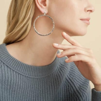 Gas Bijoux Earrings  Mimi Silver - Bijoux L'inedit