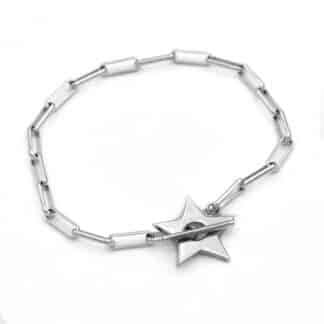 Sterling Silver Bracelet Star - Bijoux L'inedit