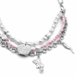 Anne-Marie Chagnon Necklace Tokyo Orchid - Bijoux L'Inedit