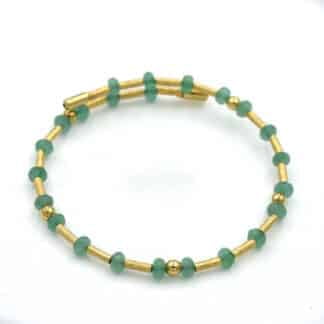 Donna Si Bracelet Jade Verde Fina  - Bijoux L'Inedit