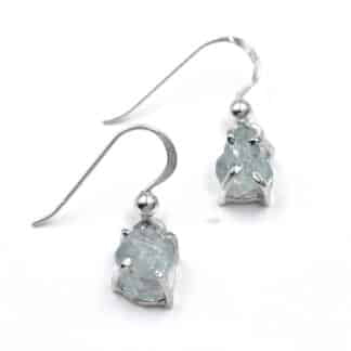 Argent Sterling Earrings Aquamarine - Bijoux L'Inedit