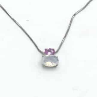 Sterling Silver Necklace Haze - Bijoux L'inedit