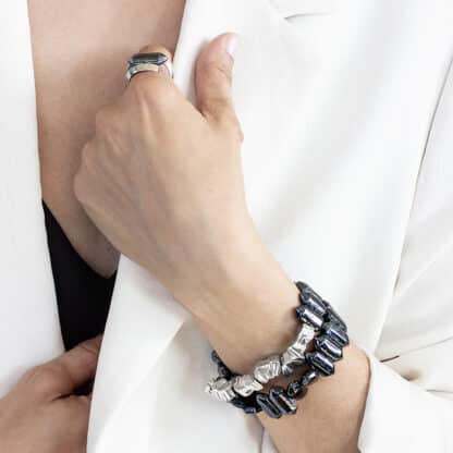 Anne-Marie Chagnon Bracelet Vérone Miroir - Bijoux L'Inédit