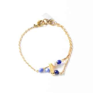 Anne-Marie Chagnon Bracelet Auckland Lazuli - Bijoux L'Inédit