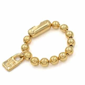 Uno de 50 Bracelet Snowflake Doré - Bijoux L'Inédit