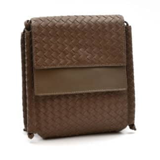 Sondra Roberts Sac à Main Tressé Taupe - Bijoux L'Inédit