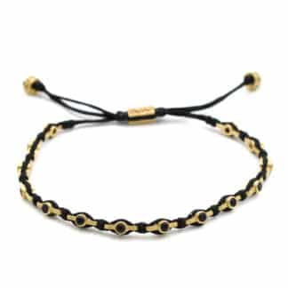 Bracelet pour Femme Cristal Noir - Bijoux L'inédit