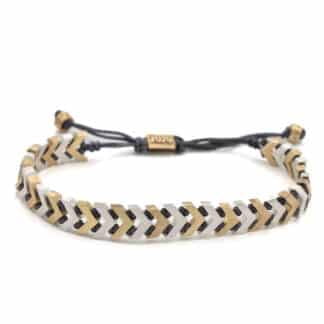Juju Mood Bracelet Arrow Bronze Argent Gris - Bijoux L'inédit
