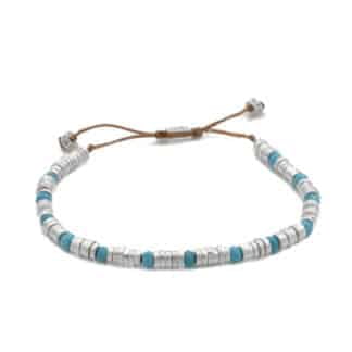 Bracelet pour femme Path Argent Howlite - Bijoux L'inédit