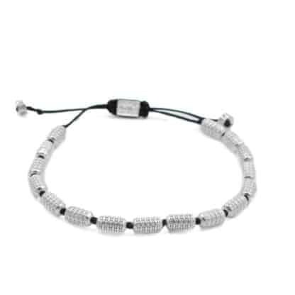 Bracelet pour femme Bombshell Argent Noir - Bijuox L'Inédit