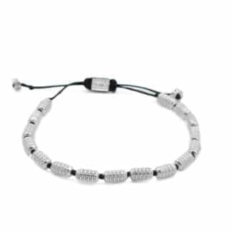 Bracelet pour Femme Bombshell Argent Noir - Bijoux L'inédit