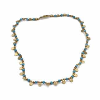 Juju Mood Collier Patte Bronze Howlite - Bijoux L'inédit