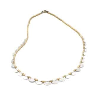 Juju Mood Collier Cléopatra Bronze et Argent - Bijoux L'Inédit