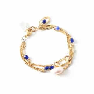 Bracelet pour Femme Bornéo Lazuli - Bijoux L'inédit