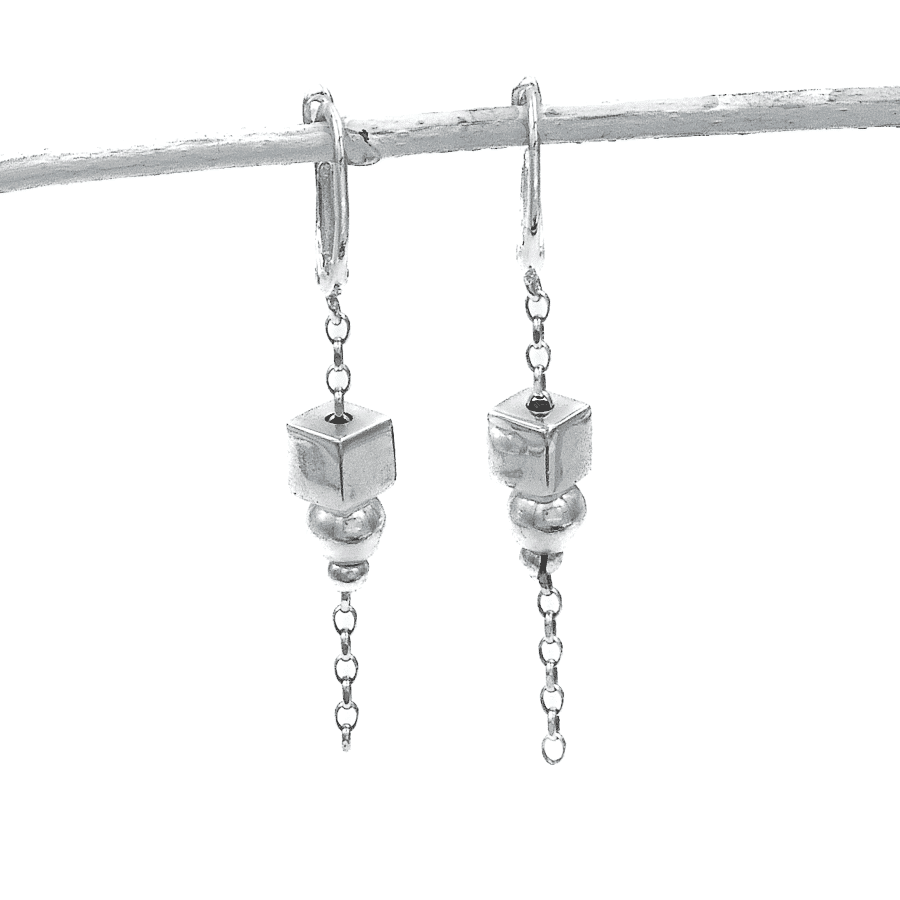 Boucles D'oreilles Irrégulières à Pampille - Multi-couleurs étincelantes - Neuf Avec étiquettes