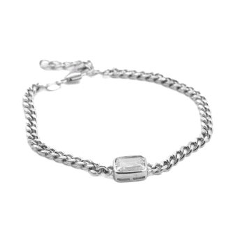 Bracelet pour Femme Chaine Maillon Zircon - Bijoux L'inédit