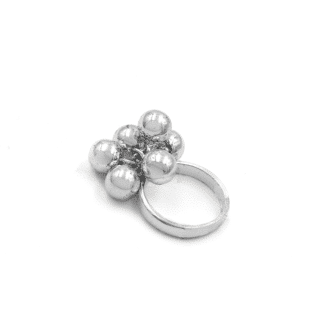 Argent Sterling Bague Grappe Billes - Bijoux L'Inédit