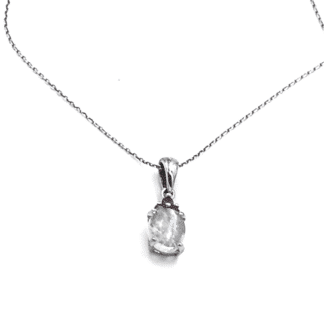 Argent Sterling Collier Pendentif Pierre de Lune - Bijoux L'Inédit