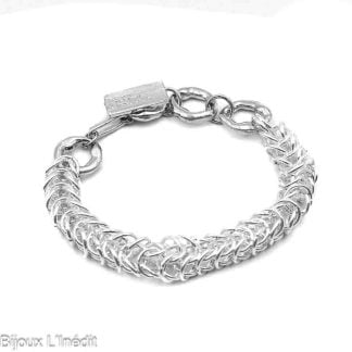 Bracelet-Pour-Femme-Saru-Argenté-Anne-Marie-Chagnon-Bijoux-L'Inédit