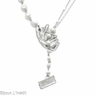 Collier-Pour-Femme-Gony-argenté-Anne-Marie-Chagnon-Bijoux-L'Inédit