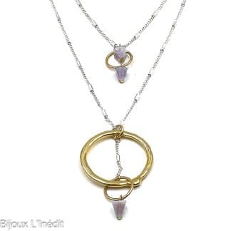Collier-Pour-Femme-Kena-Lavande-Anne-Marie-Chagnon-Bijoux-L'Inédit