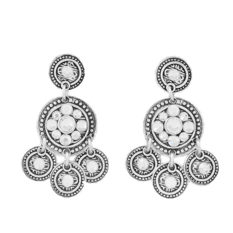 Boucles d'oreilles Hugues - deux tons – Jupon Pressé