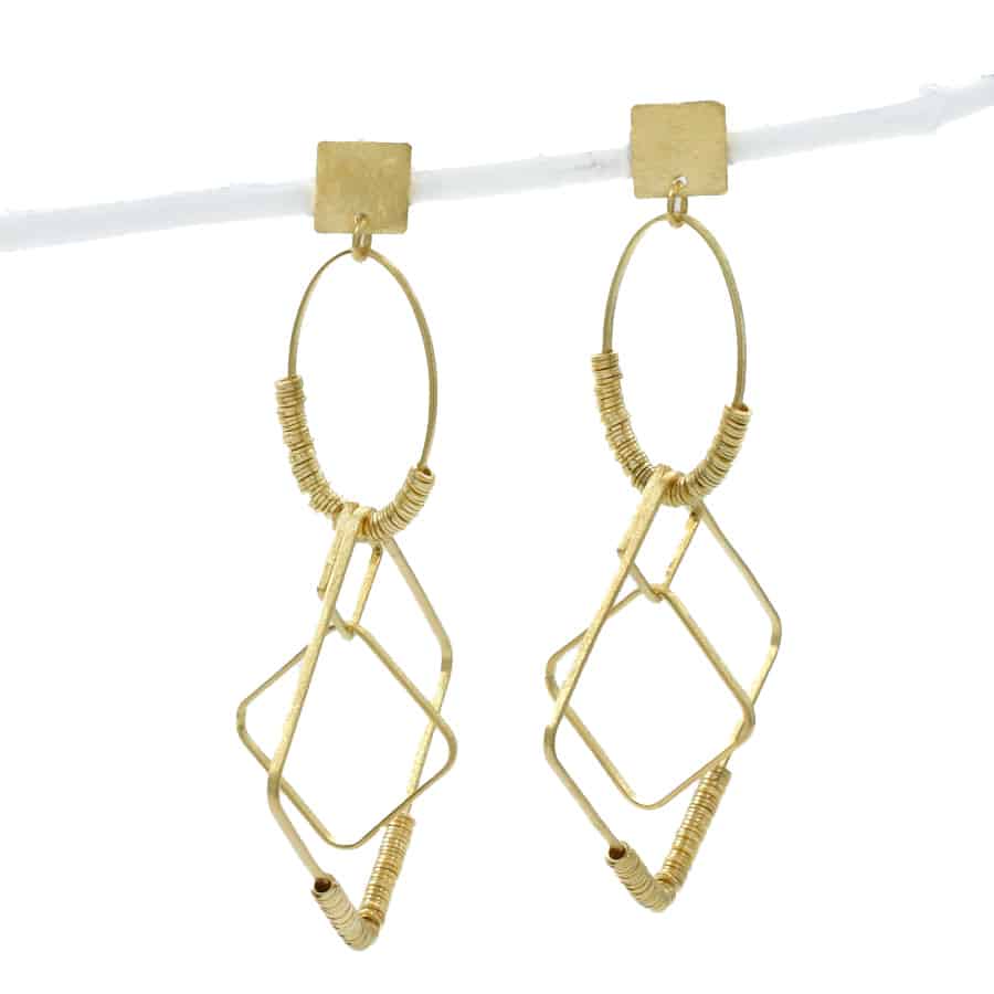 Boucles D'oreilles Suspendues Mode Pour Femmes - Bijoux Fantaisie En Alliage - Neuf Avec étiquettes