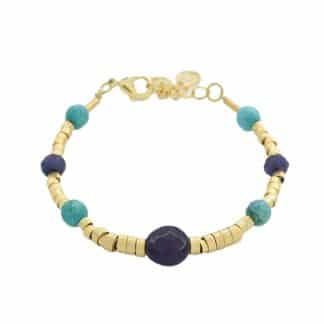 Bracelet-pour-Femme-Turquesa-e-Azul-Donna-Si-Bijoux-L'Inédit