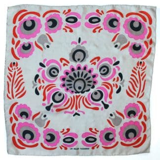Foulard-pour-Femme-Mini-Zora-Orange-Les-Belles-Vagabondes-Bijoux-L'Inédit