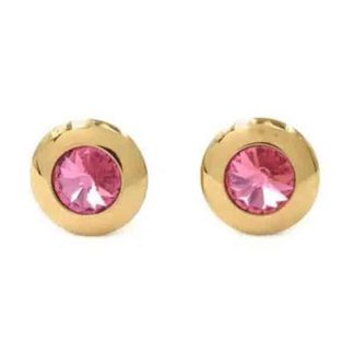 Boucles-d'Oreilles-pour-Femme-Tondo-Rose-Qudo-Bijoux-L'Inédit