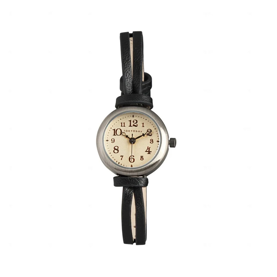 Montre-pour-Femme-Eva-Noire-Tokyo-Bay-Bijoux-L'Inédit