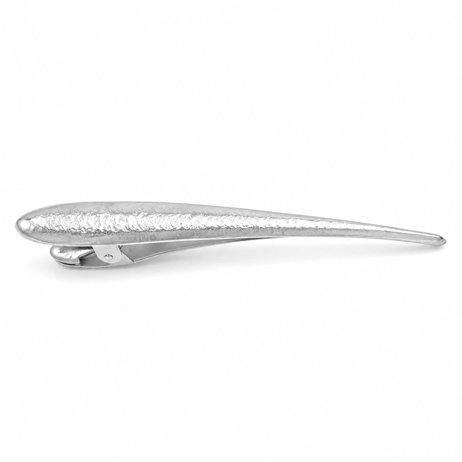 Pince-à-Cheveux-pour-Femme-Maximas-Argent-Martelé-Ficcare-Bijoux-L'Inédit