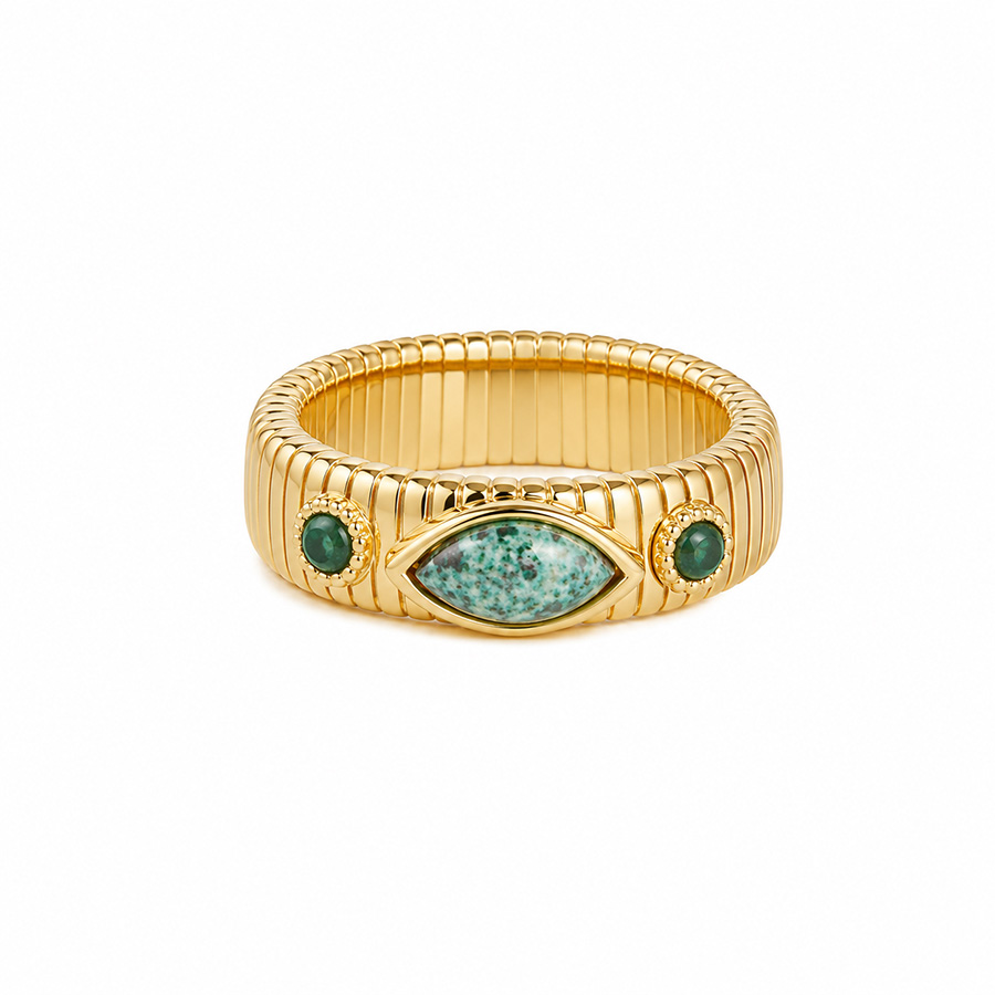 Bague-pour-Femme-Strada-Dorée-Gas-Bijoux-Bijoux-L'Inédit