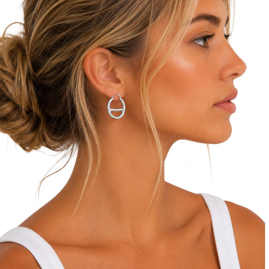 Boucles-d'Oreilles-pour-Femme-Zuri-Argent-Sterling-Bijoux-L'Inédit 2