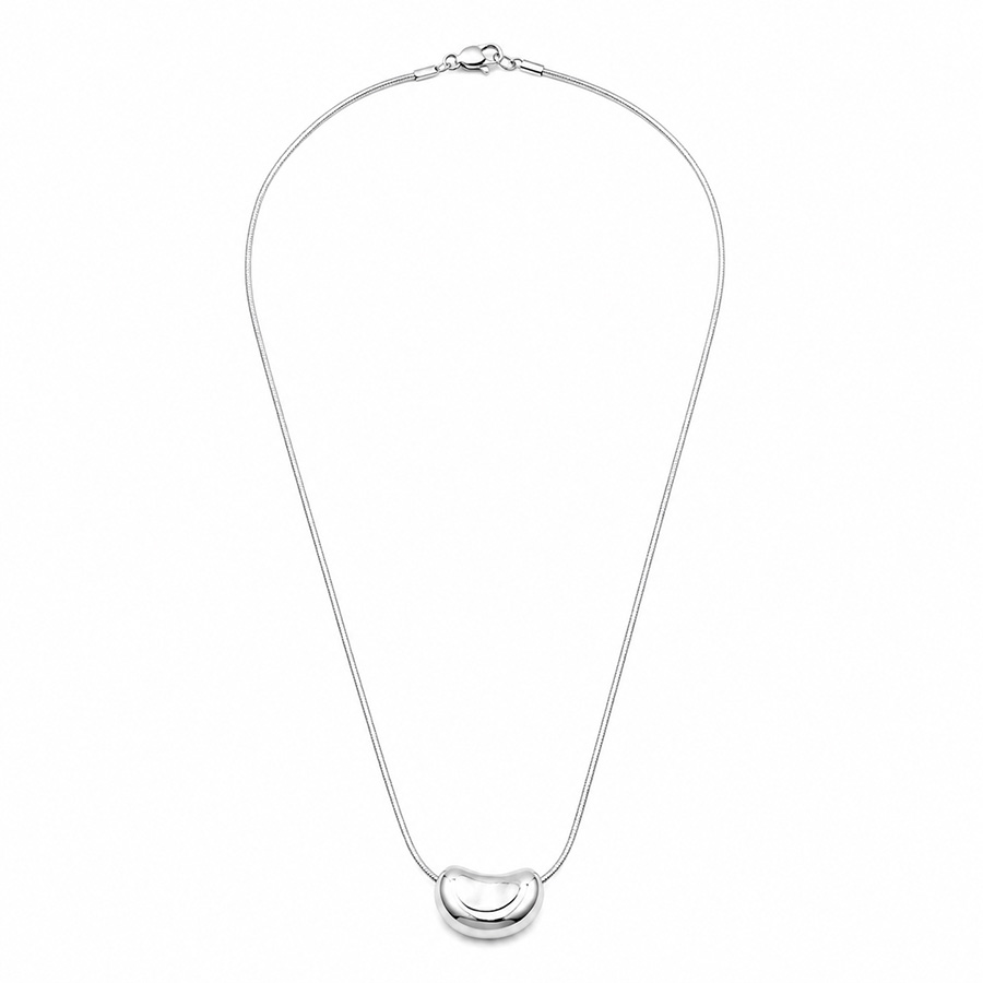 Collier-pour-Femme-Haricot-Argent-Sterling-Bijoux-L'Inédit