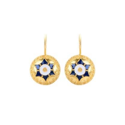 Boucles-d'Oreilles-pour-Femme-Star-Dorées-Portugal-Jewels-Bijoux-L'Inédit