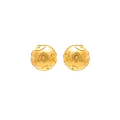 Boucles-d'Oreilles-pour-Femme-Viana-Conta-Dorées-Portugal-Jewels-Bijoux-L'Inédit