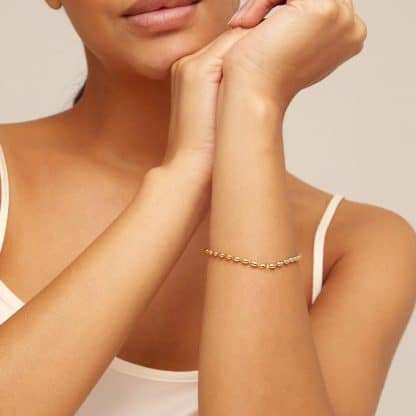 Bracelet-pour-Femme-Infinite-Doré-Uno-de-50-Bijoux-L'Inédit