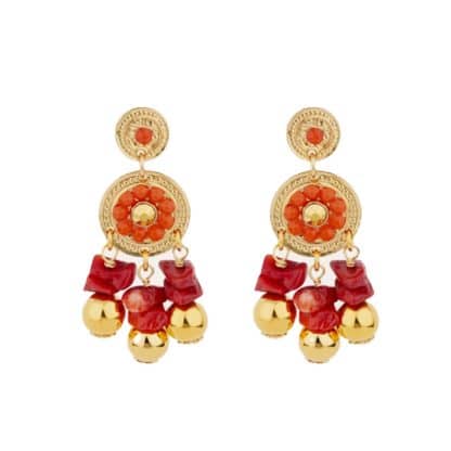 Boucles-d'Oreilles-pour-Femme-Sequin-Bambou-Corail-Gas-Bijoux-Bijoux-L'Inédit