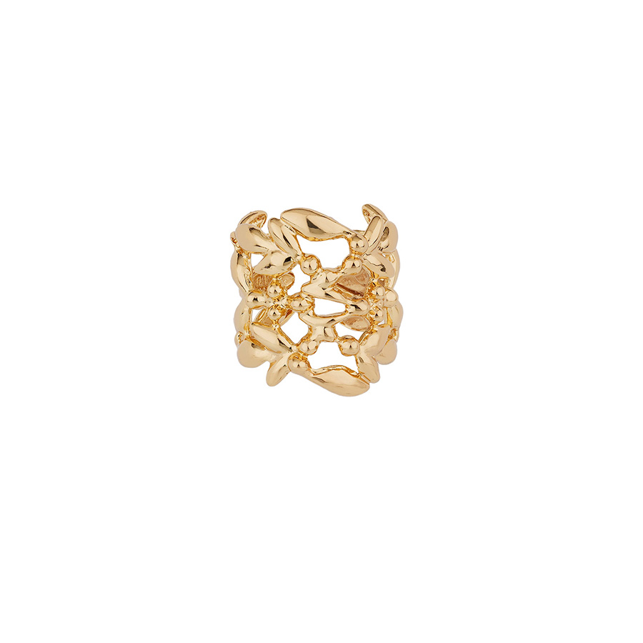 Bague-pour-Femme-Olea-Manchette-Dorée-Gas-Bijoux-Bijoux-L'Inédit