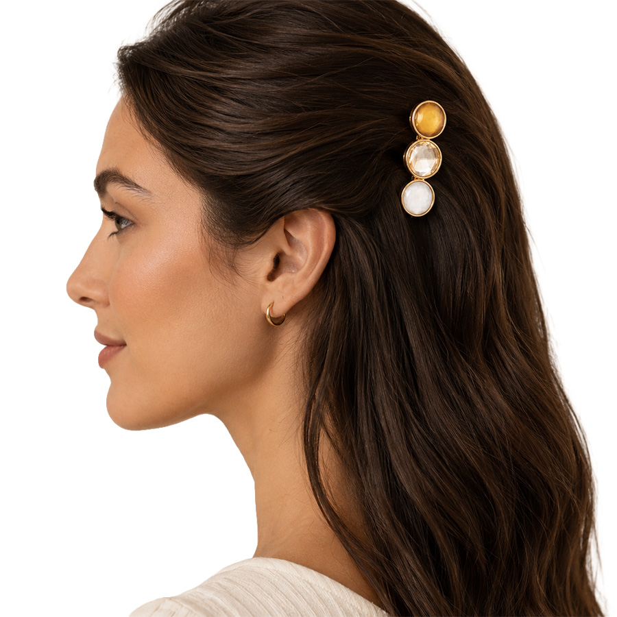 Mini-Barrette-à-Cheveux-pour-Femme-Starlight-Miel-Ficcare-Bijoux-L'Inédit (2)