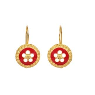 Boucles-d'Oreilles-pour-Femme-Caramujo-Rouge-Portugal-Jewels-Bijoux-L'Inédit