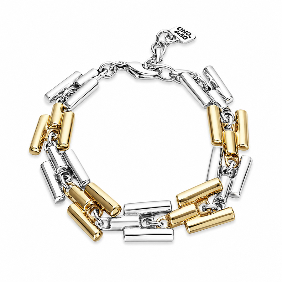 Bracelet-pour-Femme-Maille-Carrée-Uno-de-50-Bijoux-L'Inédit